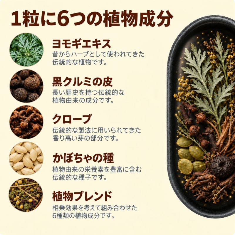 Vanttore 18-in-1｜ニガヨモギ・ブラックウォルナット・クローブ配合